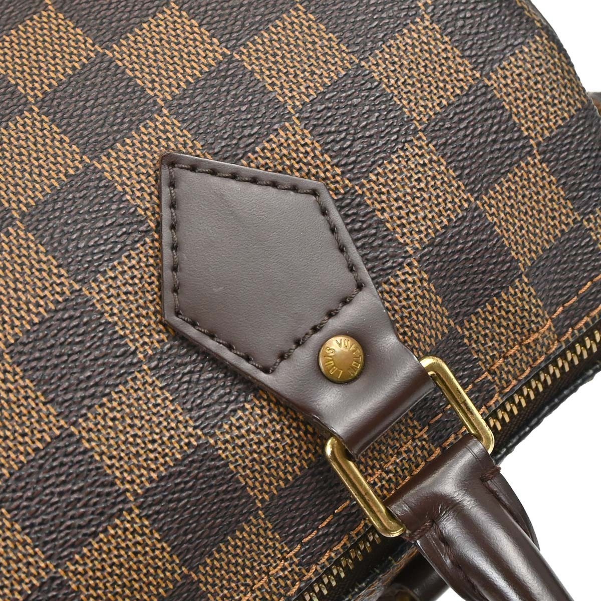 Louis Vuitton Speedy Bandoulière Damier, Brown, Canvas, Handbag