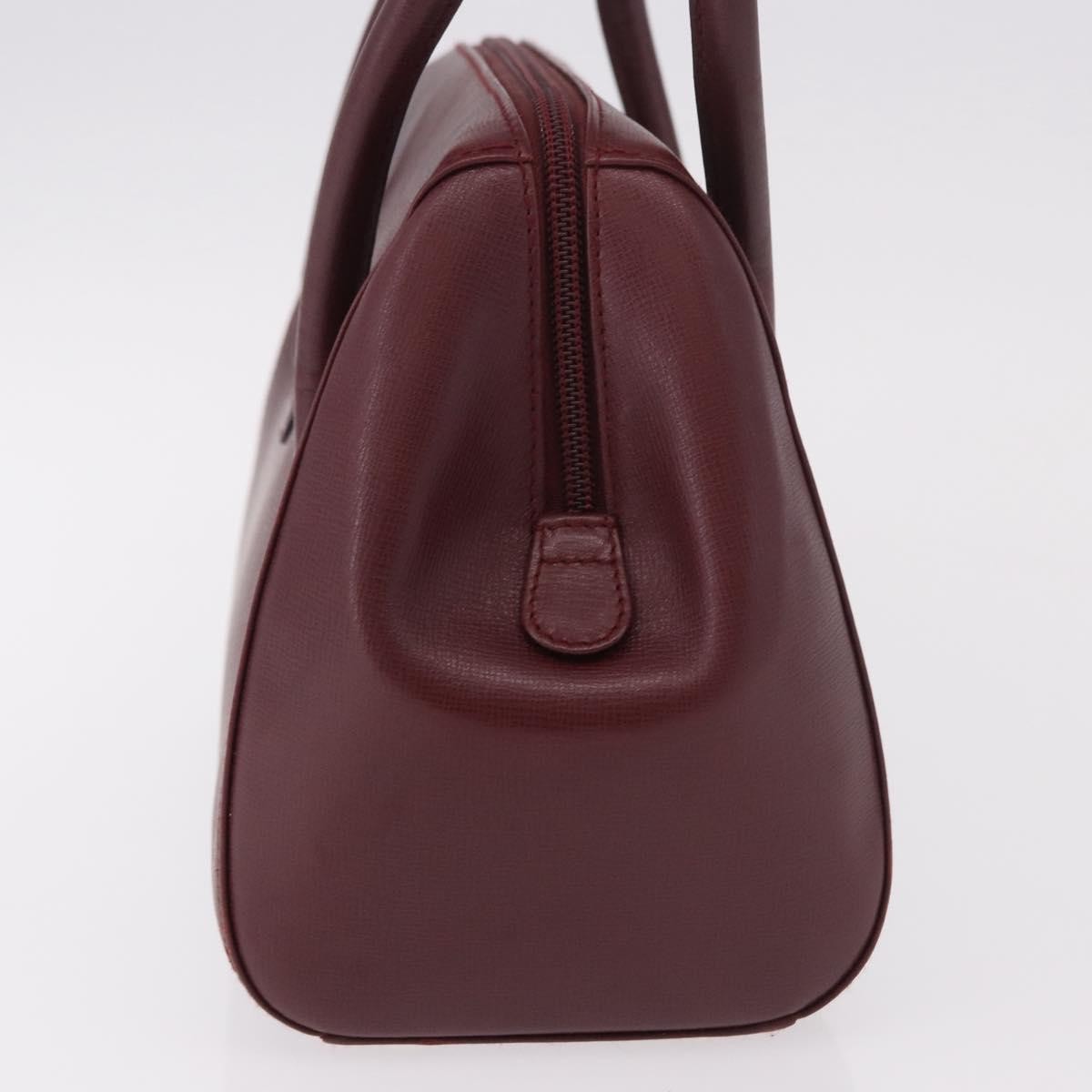 Cartier Must Line Leather, Burgundy, Leather, Handbag