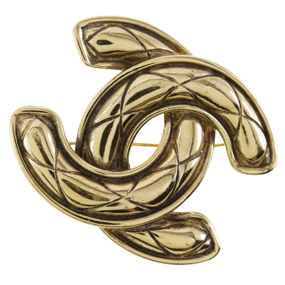 Chanel Broche, Gold, Gold Plated, brooch