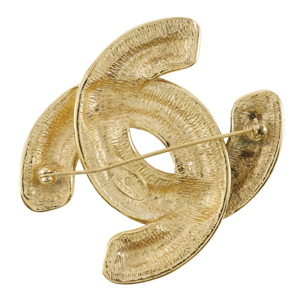 Chanel Broche, Gold, Gold Plated, brooch