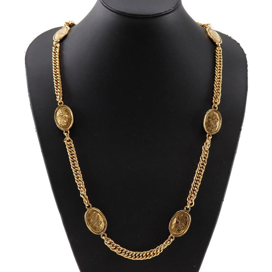 Chanel Logo CC, Gold, Gold Plated, necklace