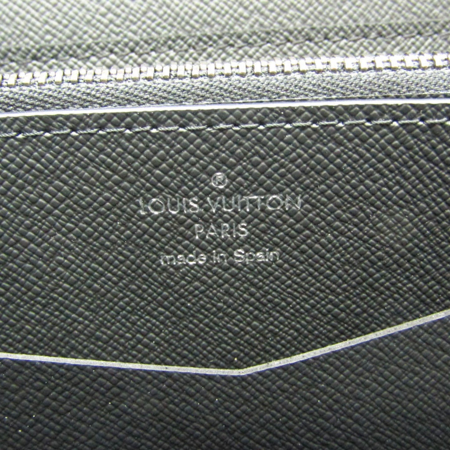 Louis Vuitton Zippy XL, Black, Canvas, wallet