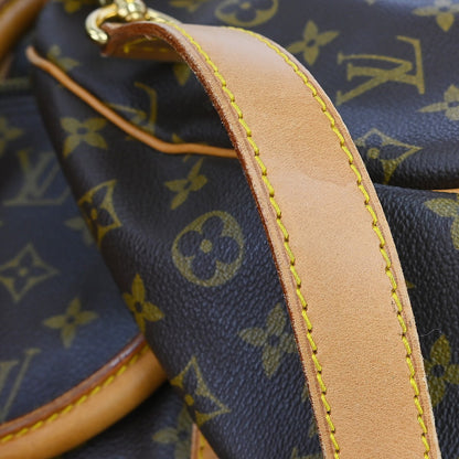 Louis Vuitton Keepall Bandoulière Monogram, Brown, Canvas, Travel Bag