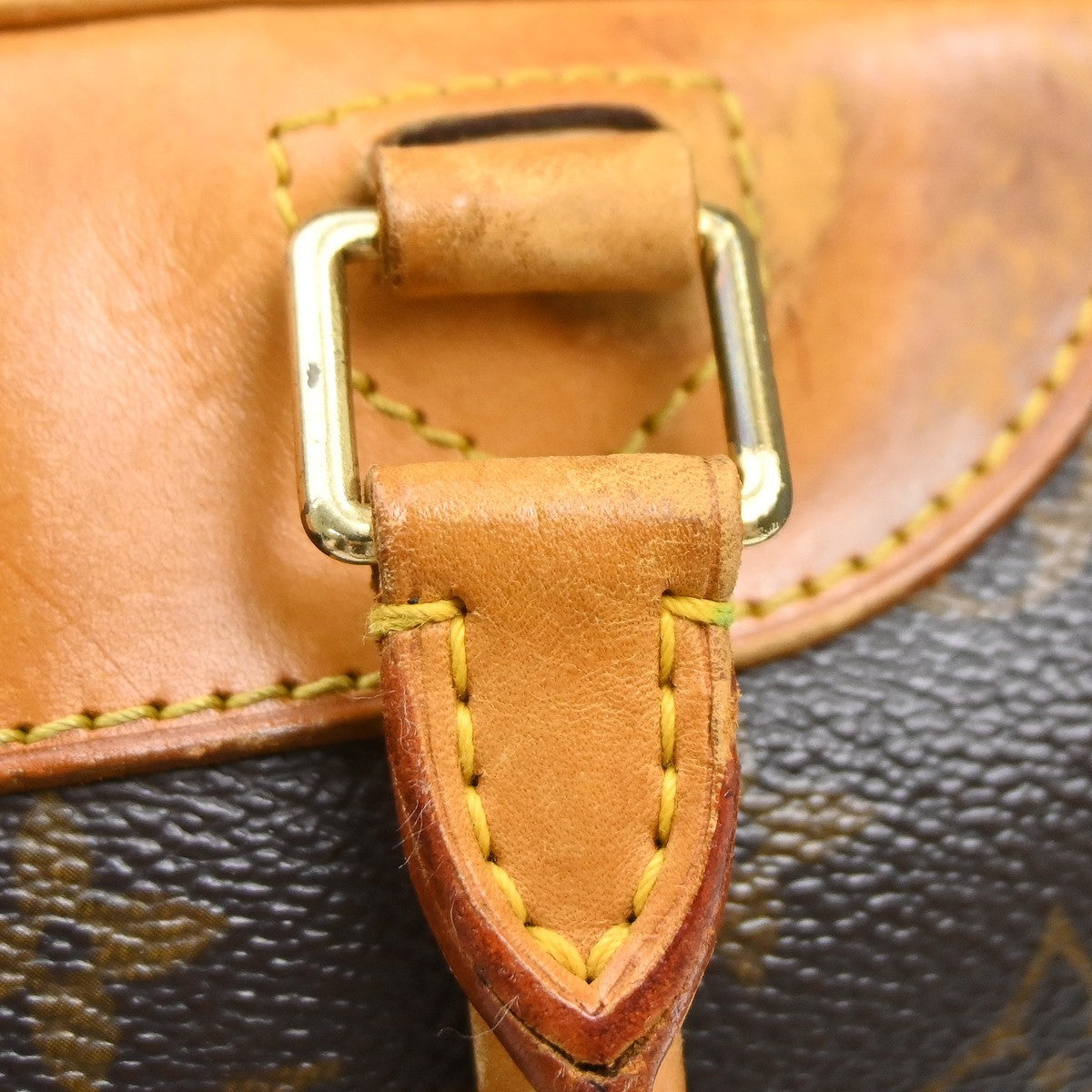 Louis Vuitton Deauville Monogram, Brown, Canvas, Handbag