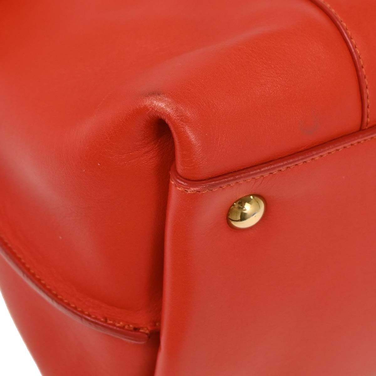 Salvatore Ferragamo Sookie Satchel Leather, Red, Leather, Handbag