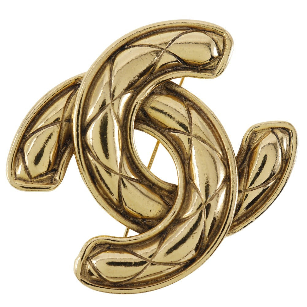 Chanel Cc, Gold, Gold Plated, brooch