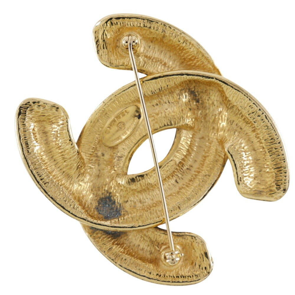 Chanel Cc, Gold, Gold Plated, brooch