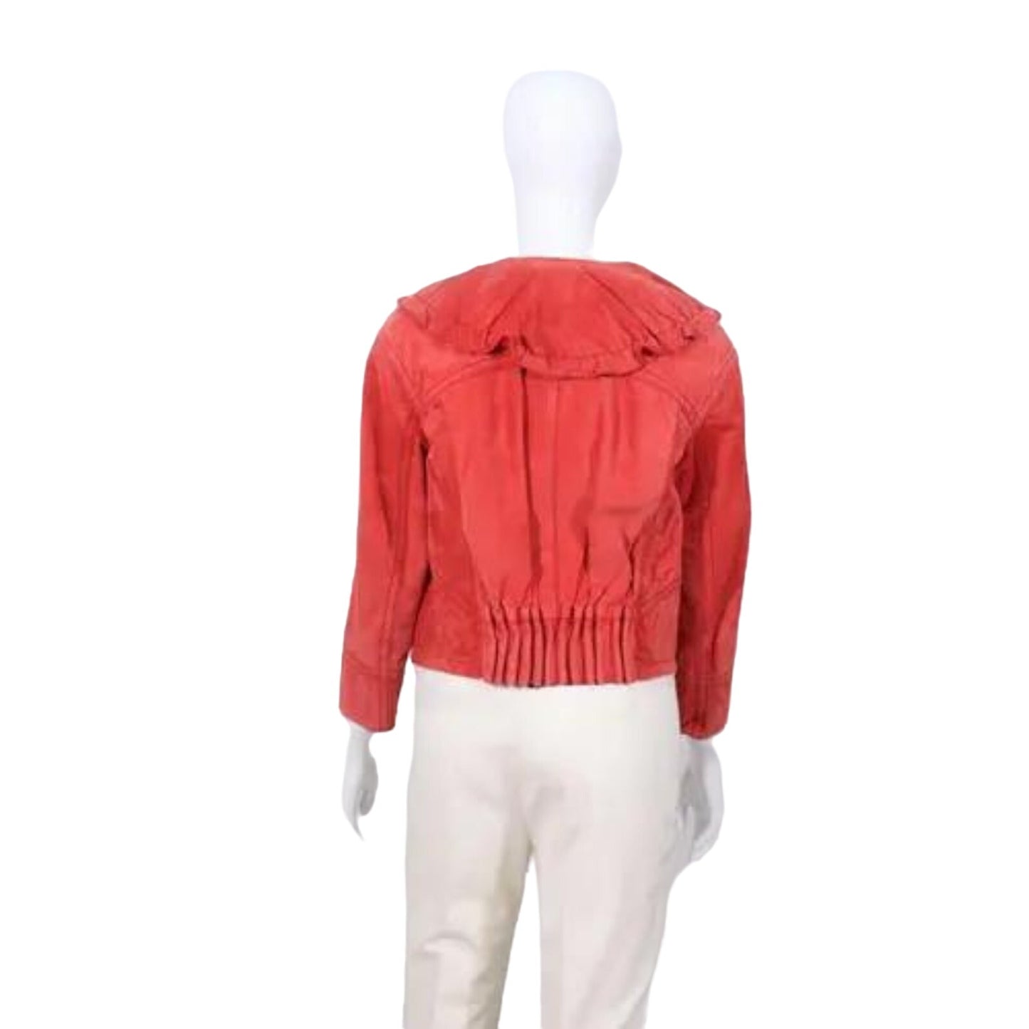 Louis Vuitton Motorcycle Jacket 36 IT Coral Pink