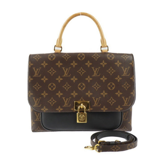 Louis Vuitton Marignan, Brown, Canvas, clutch