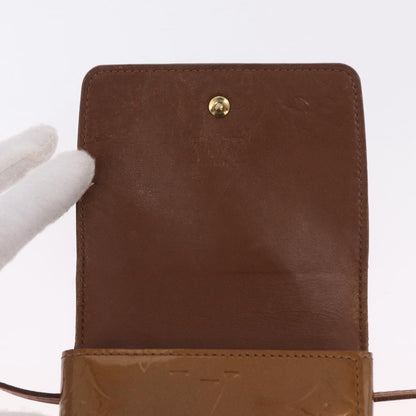 Louis Vuitton Walker Monogram Vernis, Brown, Patent Leather, Wallet