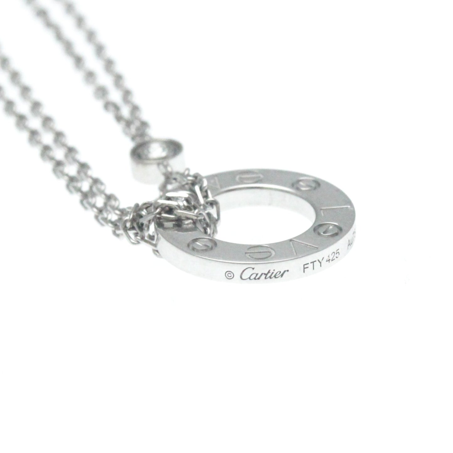 Cartier Love, Silver, White Gold, necklace