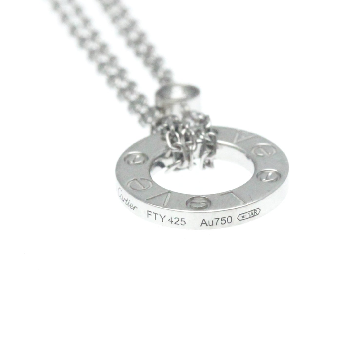 Cartier Love, Silver, White Gold, necklace