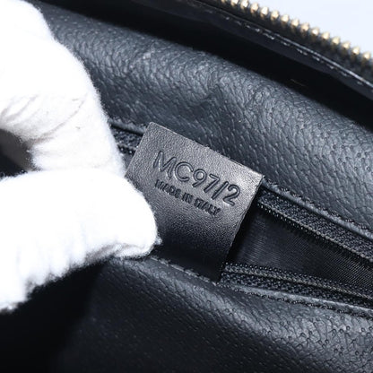 Celine Vintage Macadam Canvas, Black, PVC, Tote Bag