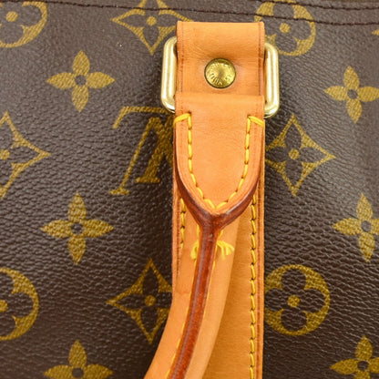 Louis Vuitton Keepall Monogram, Brown, Canvas, Travel Bag
