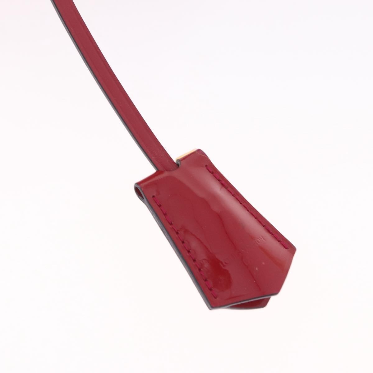 Louis Vuitton Alma Monogram Vernis, Pink, Patent Leather, Handbag