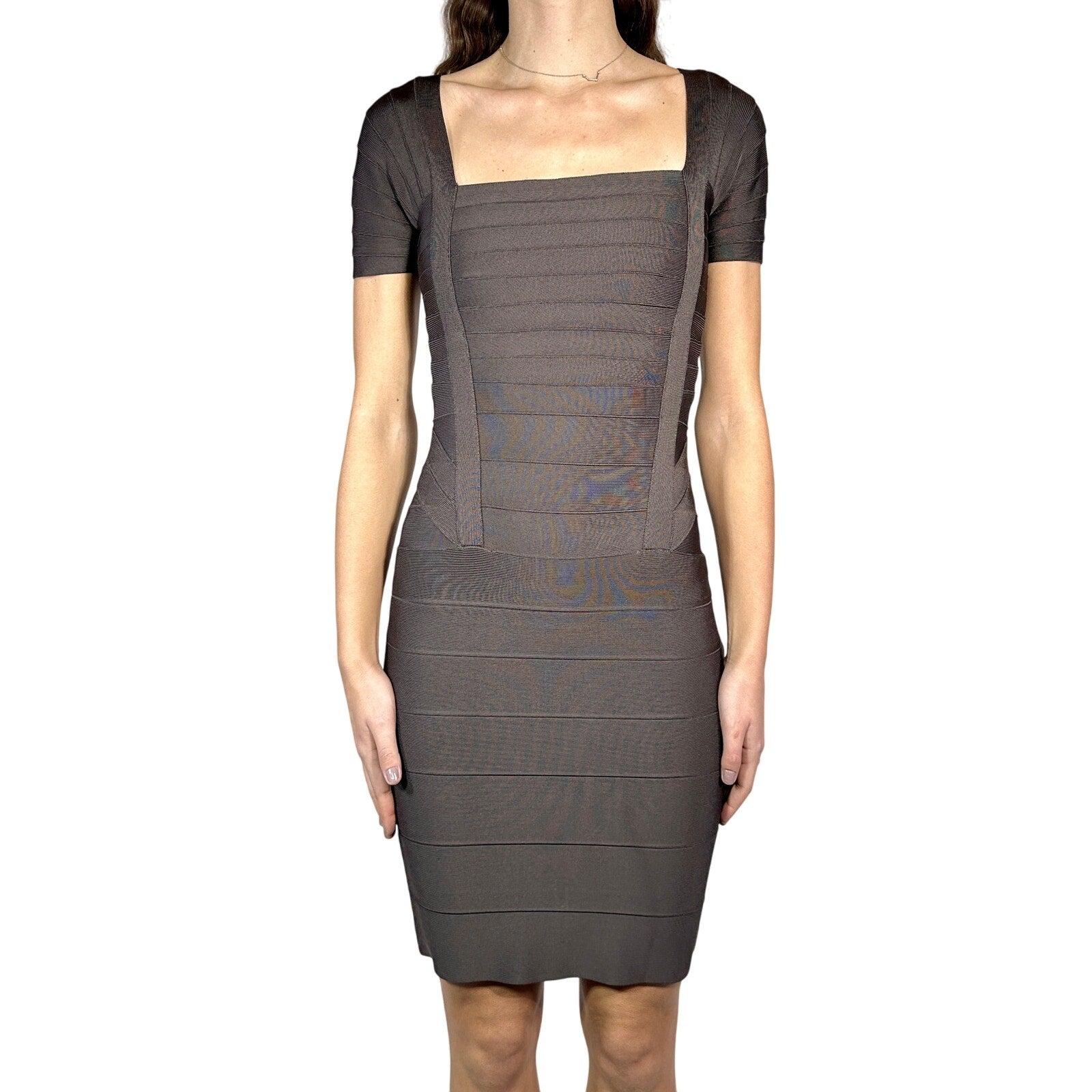 ARMANI JEANS Studded Denim Mini Dress