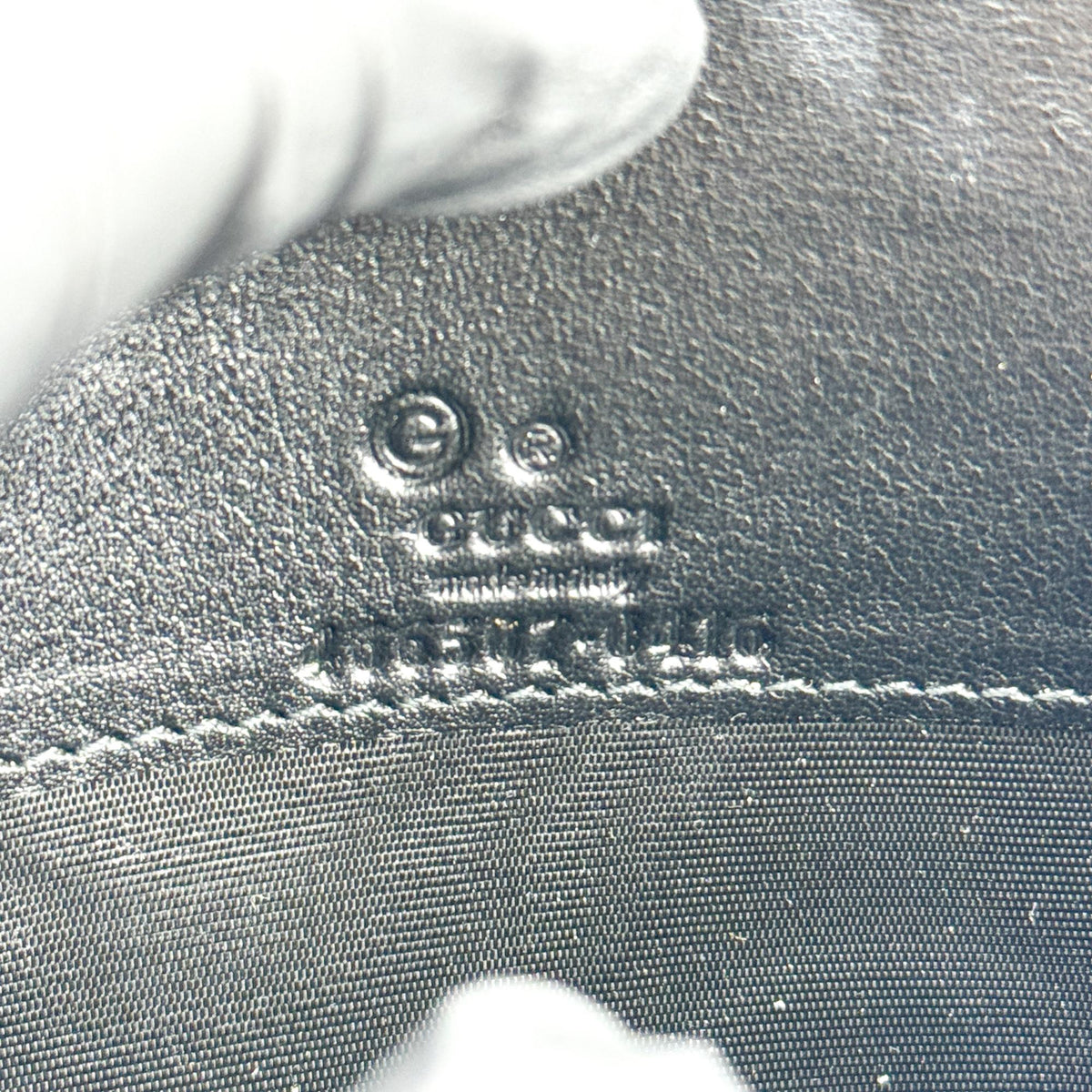 Gucci Wallet on Strap Microguccissima Leather, Black, Leather, Crossbody Bag