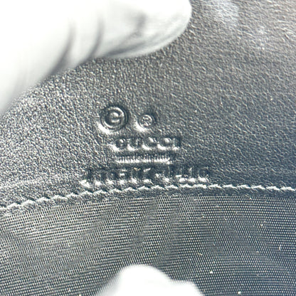 Gucci Wallet on Strap Microguccissima Leather, Black, Leather, Crossbody Bag