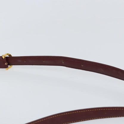 Cartier Must de cartier Leather, Burgundy, Leather, Shoulder Bag