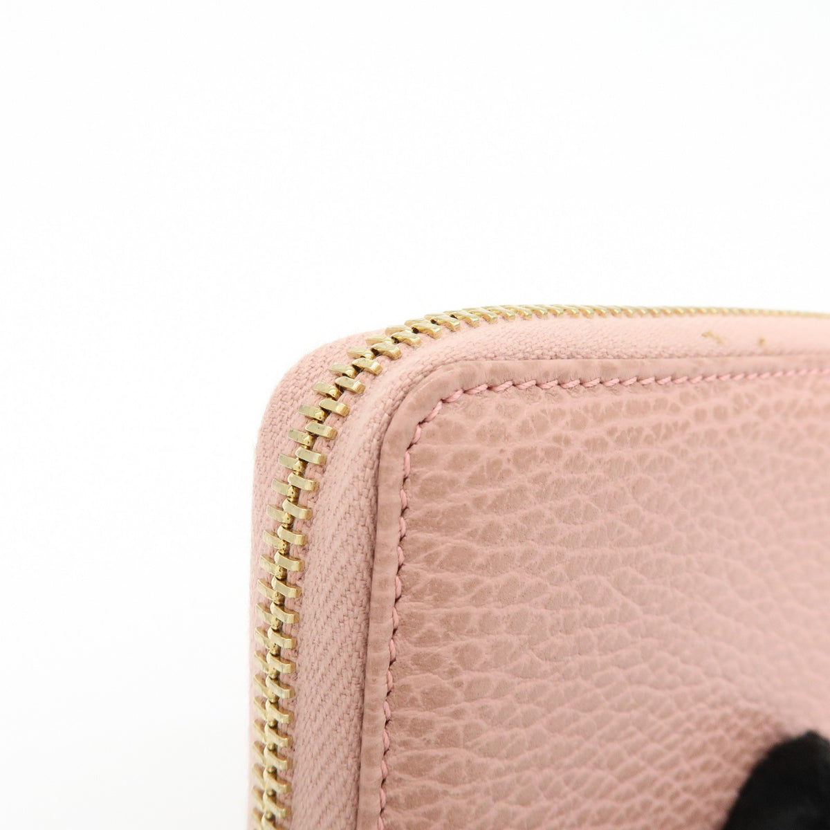 Gucci Swing Zip Around Leather, Pink, Leather, Wallet