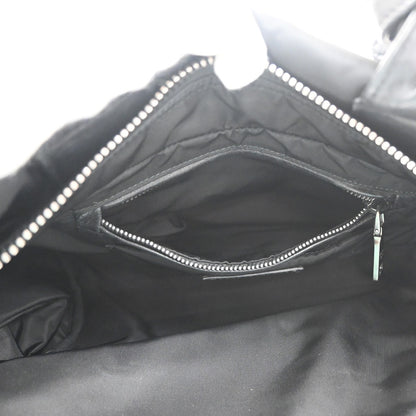 Prada Convertible Double Tote Tessuto, Black, Nylon, Handbag
