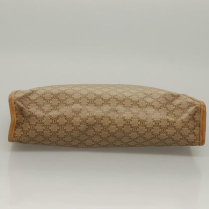 Celine Macadam Pochette Clutch, Beige, PVC, Clutch