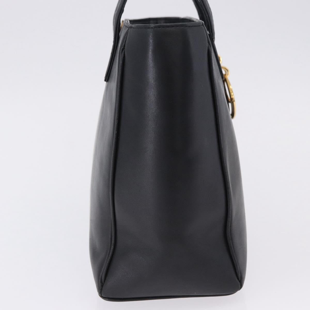 Christian Dior Vintage Lady Dior Leather, Black, Leather, Handbag