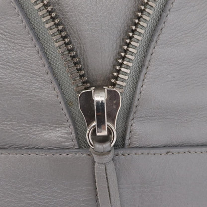 Balenciaga Papier Drop Bucket Leather, Silver, Leather, Handbag