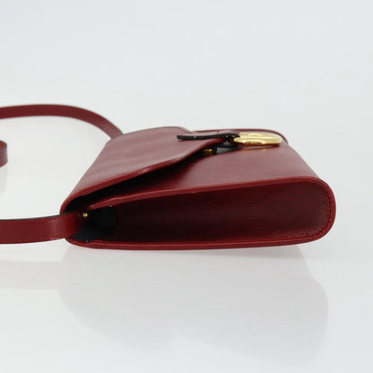Christian Dior Vintage Honeycomb Canvas, Red, Canvas, Shoulder Bag