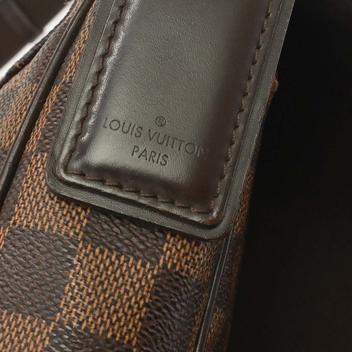 Louis Vuitton District Messenger Damier Ebene, Brown, Canvas, Shoulder Bag