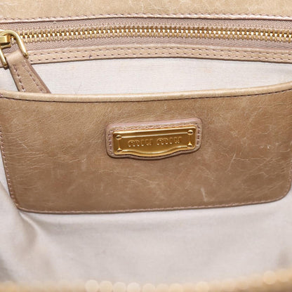 Miu Miu Convertible Dome Satchel Matelasse Leather, Beige, Leather, Handbag