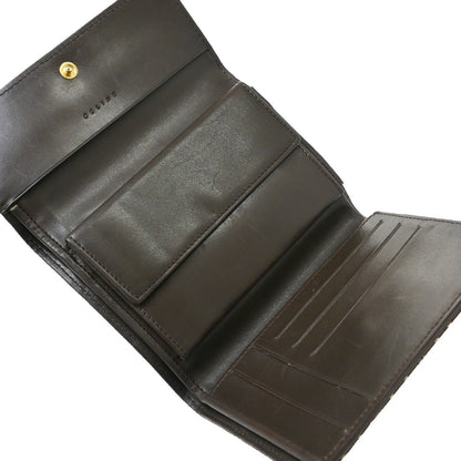 Celine Trifold C Macadam, Brown, Canvas, Wallet