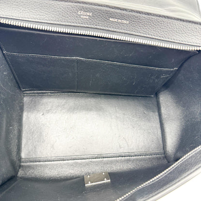 Celine Trapeze Leather, Black, Leather, Handbag