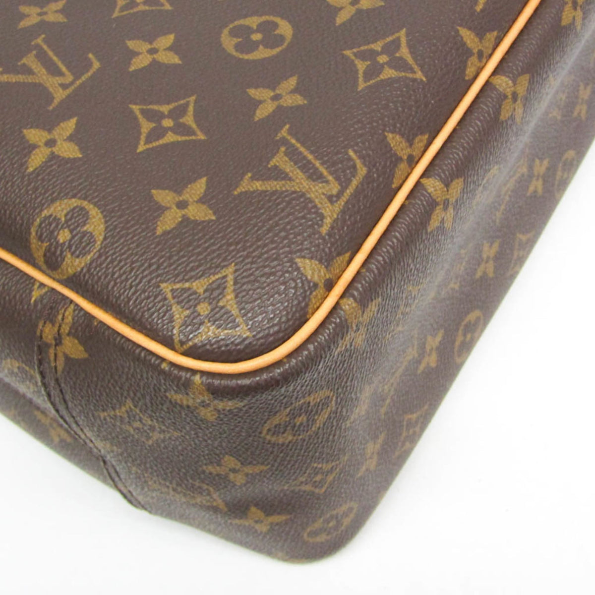 Louis Vuitton Deauville Monogram, Brown, Canvas, Handbag