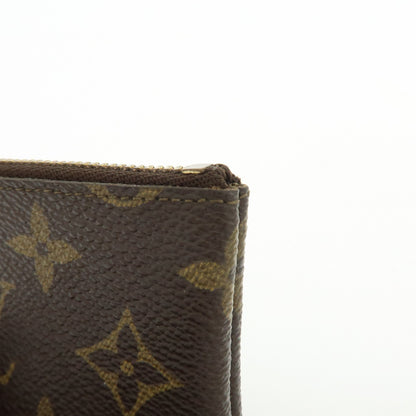 Louis Vuitton Key Monogram Canvas, Brown, Canvas, Clutch