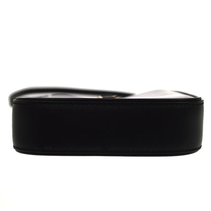 Saint Laurent Le 5 a 7 Vertical Leather, Black, Leather, Shoulder Bag
