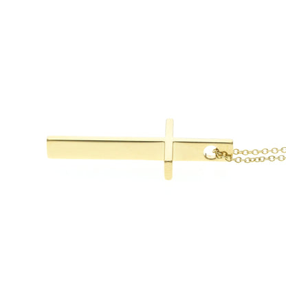 Tiffany & Co. Cross Pendant 18K Yellow Gold, Gold, Yellow Gold, Necklace