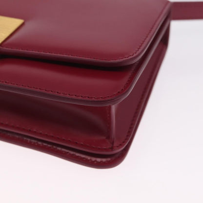Bottega Veneta BV Classic Spazzolato Leather, Red, Leather, Handbag