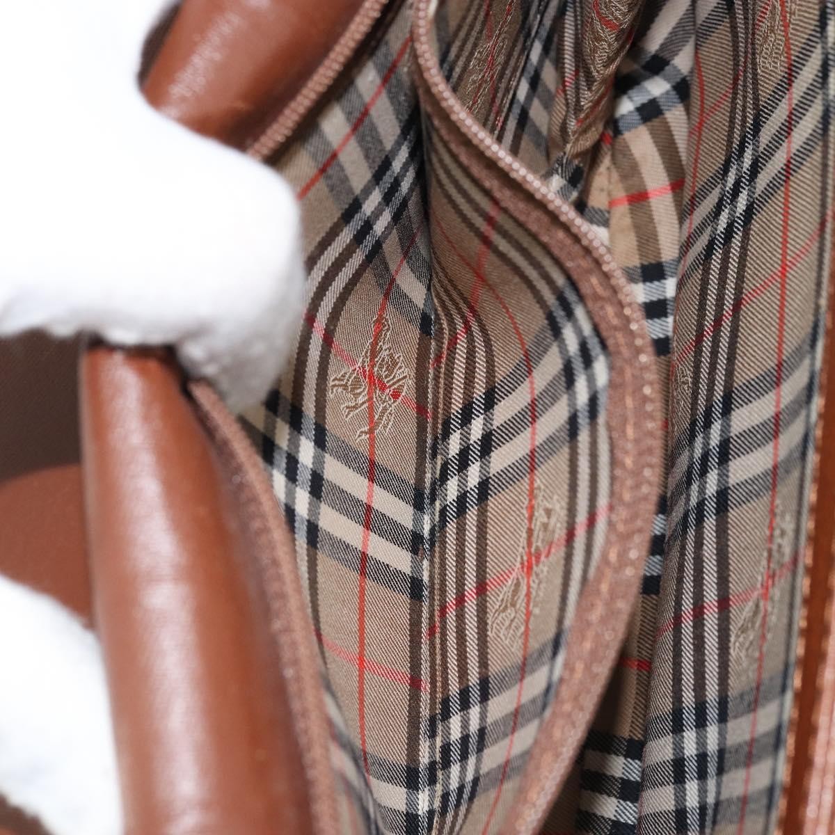 Burberry Flap Shoulder Leather, Brown, Leather, Shoulder Bag