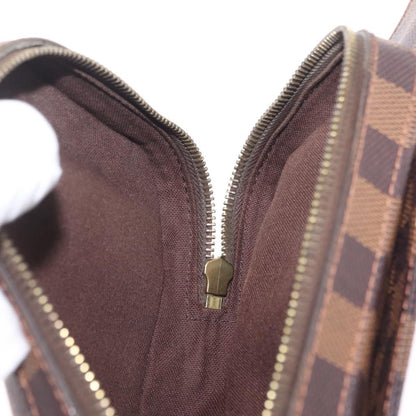 Louis Vuitton Geronimos Waist Damier, Brown, Canvas, Shoulder Bag