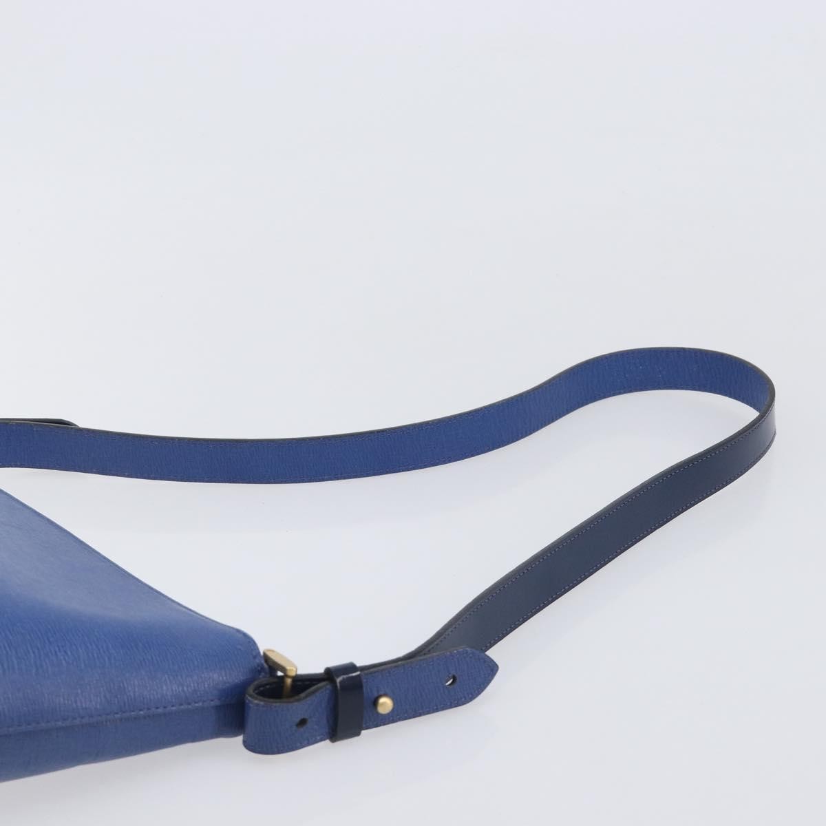 Burberry Shoulder Leather, Blue, Leather, Shoulder Bag