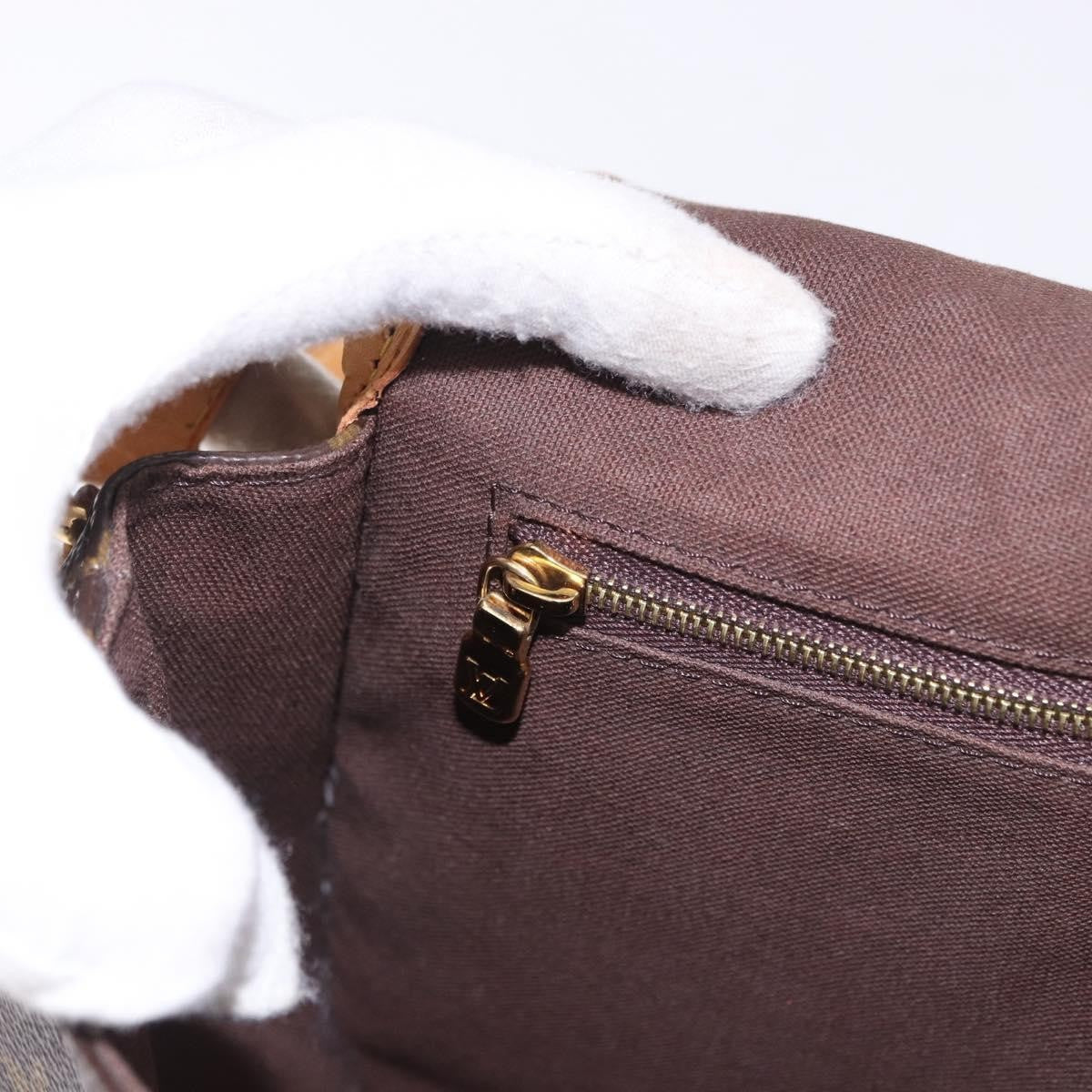 Louis Vuitton Menilmontant Monogram Canvas, Brown, Canvas, Handbag