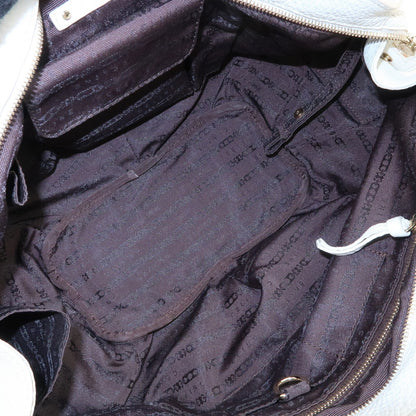 Celine Bittersweet Leather, White, Leather, Handbag