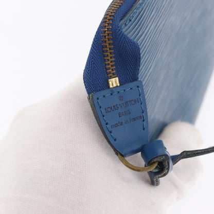Louis Vuitton Pochette Accessoires Epi Leather, Blue, Leather, Clutch