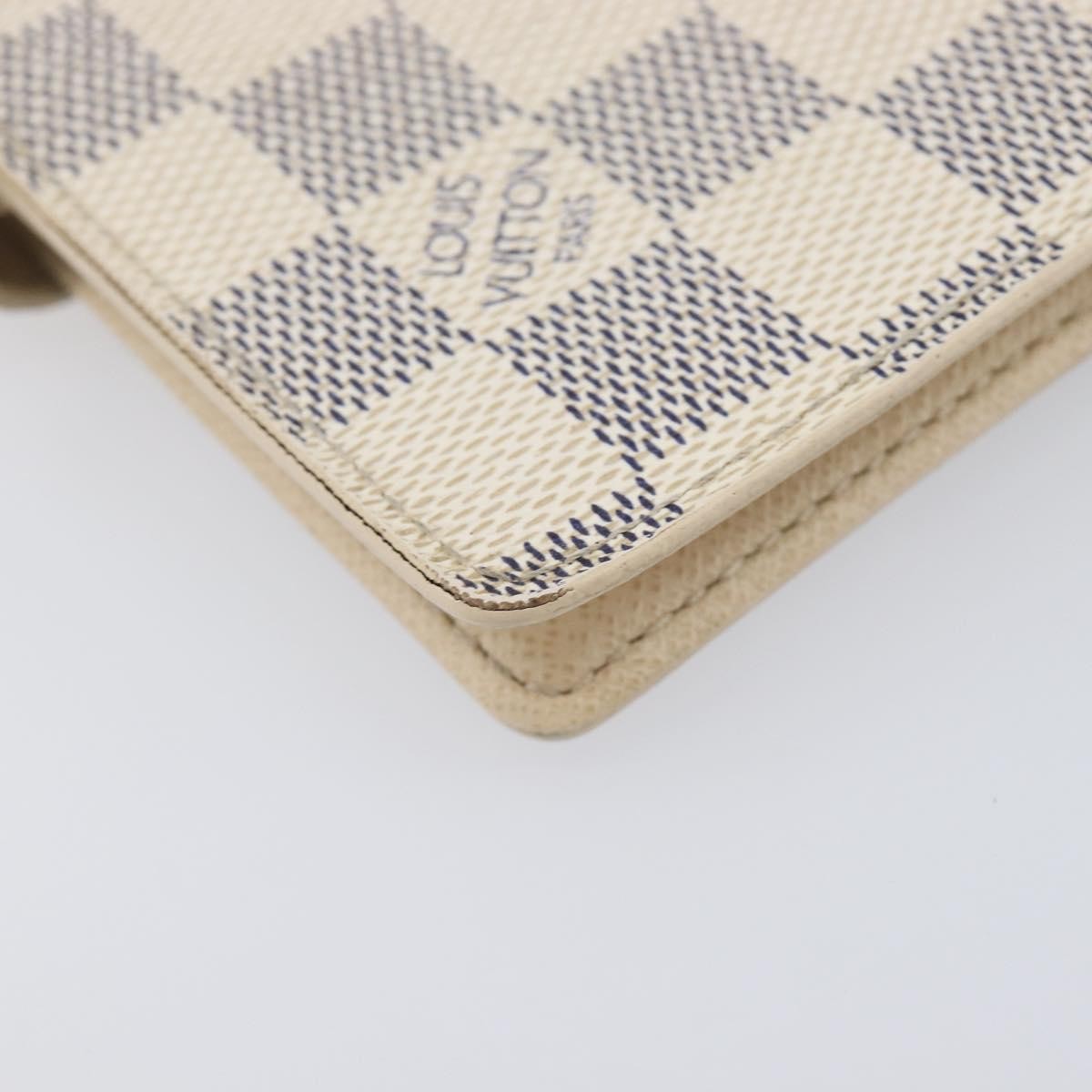 Louis Vuitton Ring Agenda Cover Damier, Beige, Canvas, Briefcase
