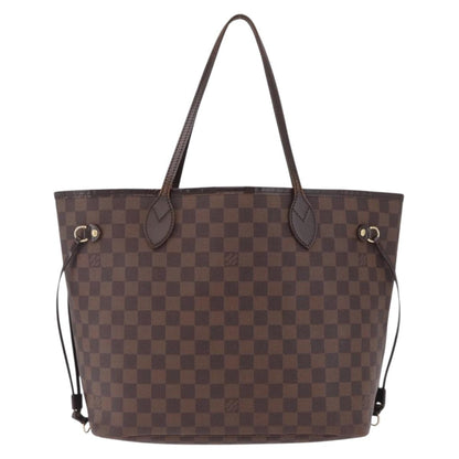 Louis Vuitton Neverfull Damier Ebene, Brown, Canvas, Tote Bag