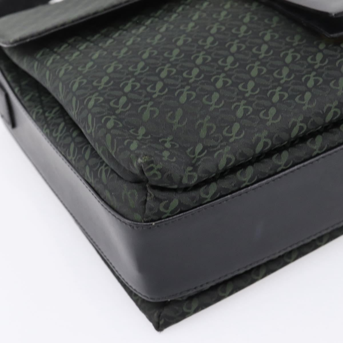 Loewe Vintage Canvas, Green, Canvas, Shoulder Bag