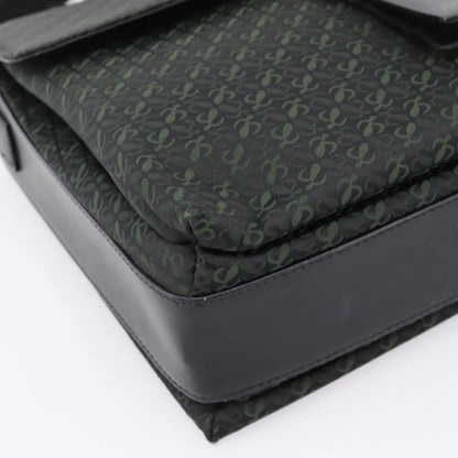 Loewe Vintage Canvas, Green, Canvas, Shoulder Bag