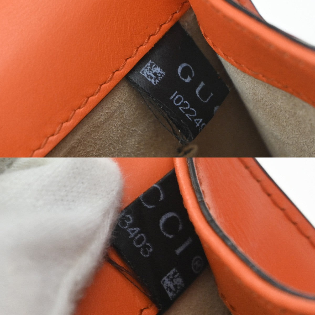 Gucci Sylvie Leather, Orange, Leather, Handbag
