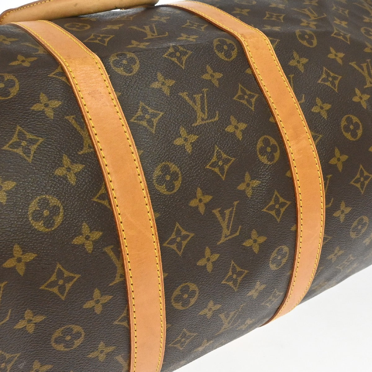 Louis Vuitton Keepall Monogram Canvas, Brown, Canvas, Travel Bag